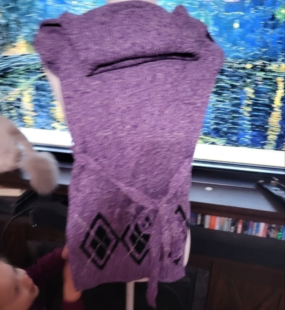 Sweater Project Kids purple sweater dress turtleneck size M 10/12